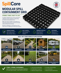 Grids for Drip trays Driveway Shed Base Gravel Grid Parking & Paths 500x500x40mm